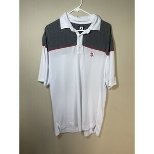 FOOTJOY GOLF THE PLANTATION MENS LARGE SHORT SLEEVE POLO SHIRT